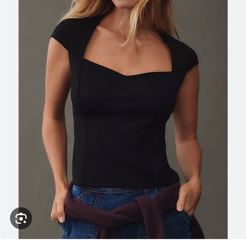 Anthropologie - Maeve- Back cut-out and sweetheart neckline 🖤